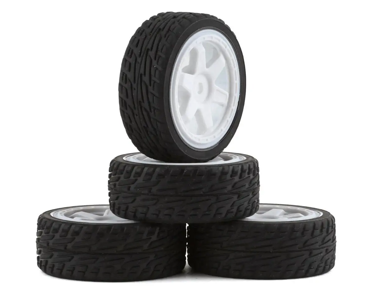 Team Associated Reflex 14R Hoonitruck Pre-Mounted Tires (Rubber) W/12Mm Hex 1