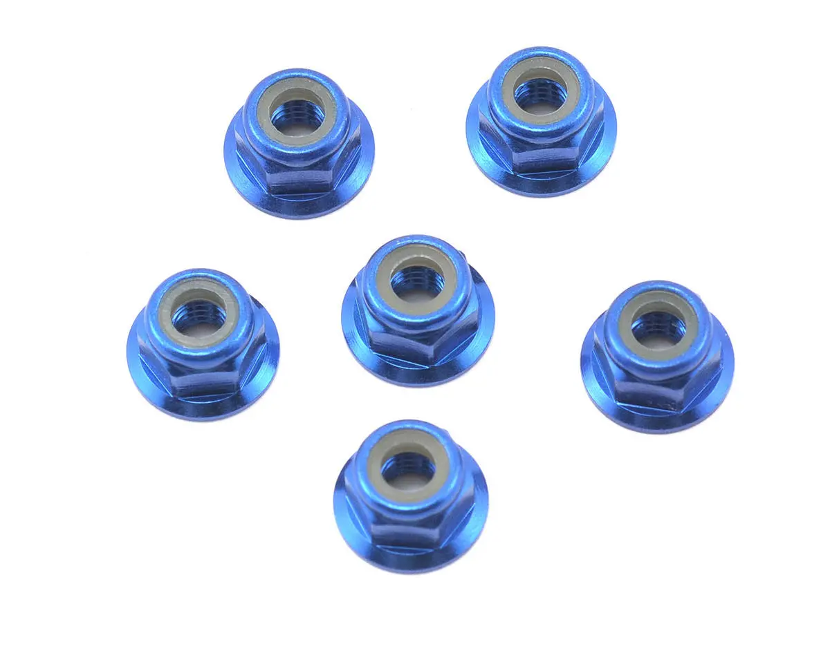 Associated Ft M4 Aluminum Flange Locknut (6) 1