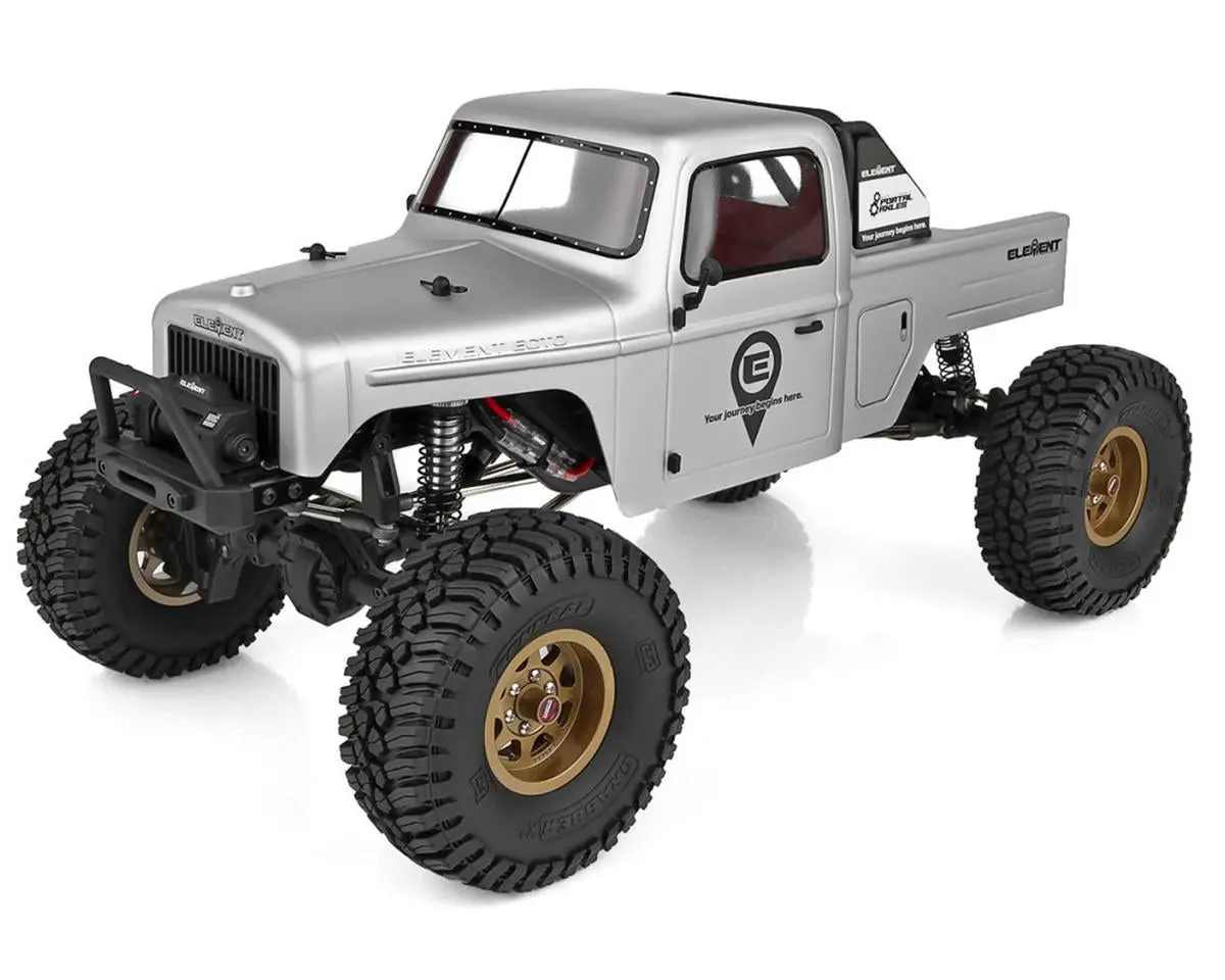 Element Rc Enduro Ecto Portal Trail Truck 4X4 Rtr 1/10 Rock Crawler (Grey) W/2.4Ghz Radio 1