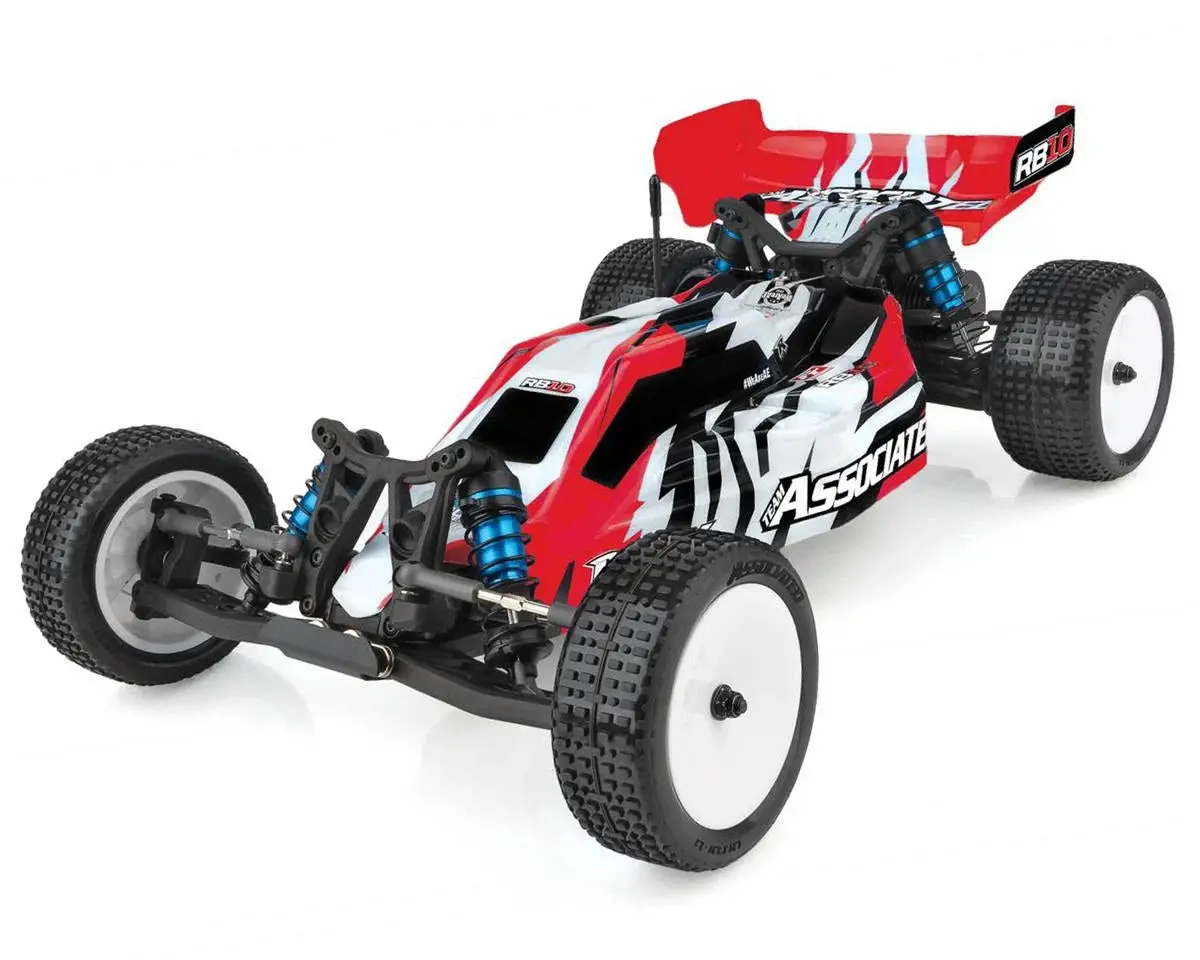Team Associated Rb10 Rtr 1/10 Electric 2Wd Brushless Buggy Combo (Red) W/2.4Ghz Radio, Dvc & Battery & Charger 1