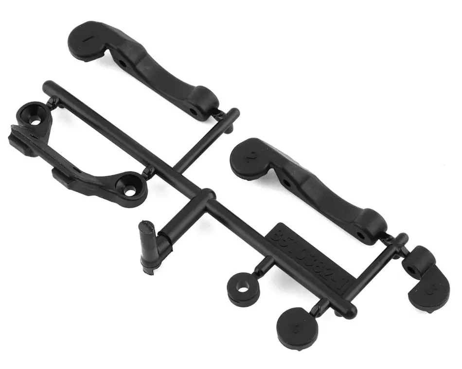 Team Associated Rc10b6.4 Front Wing/Fan Mount & Battery Brace Shim Set (91978) 1