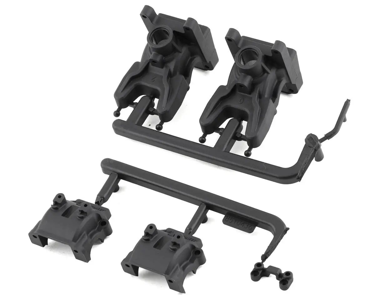 Associated Ft Rc10b74.2 Front Gearboxes (0 And 2 Diff Heights) Carbon 1