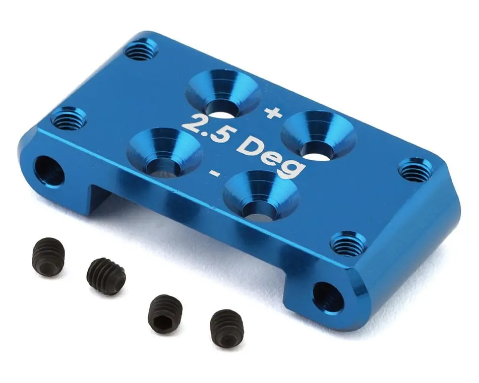 Team Associated Rc10b7 Factory Team Aluminum Front Bulkhead (+/-2.5 Deg) 1