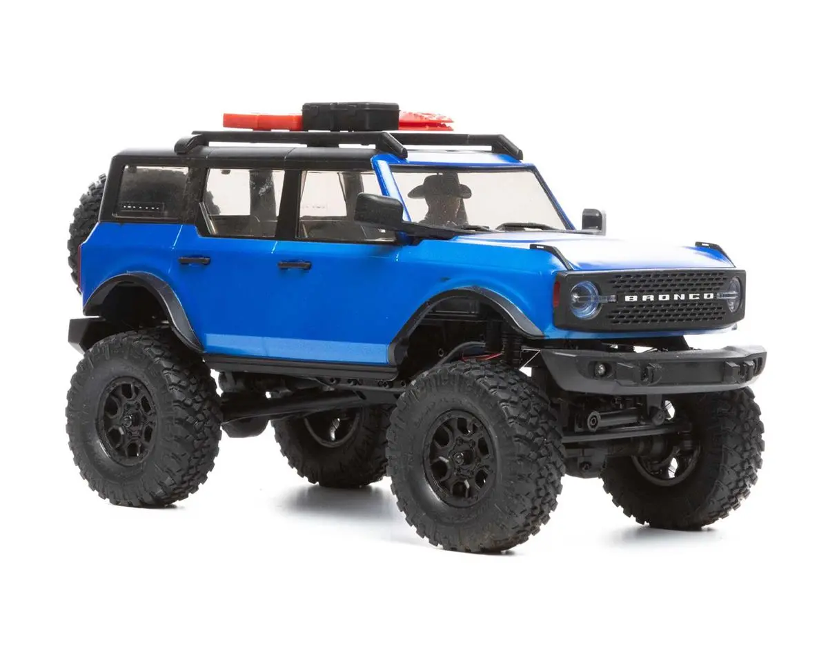 Axial 1/24 Scx24 Ford Bronco 4Wd Rock Crawler Brushed Rtr (Blue) 1