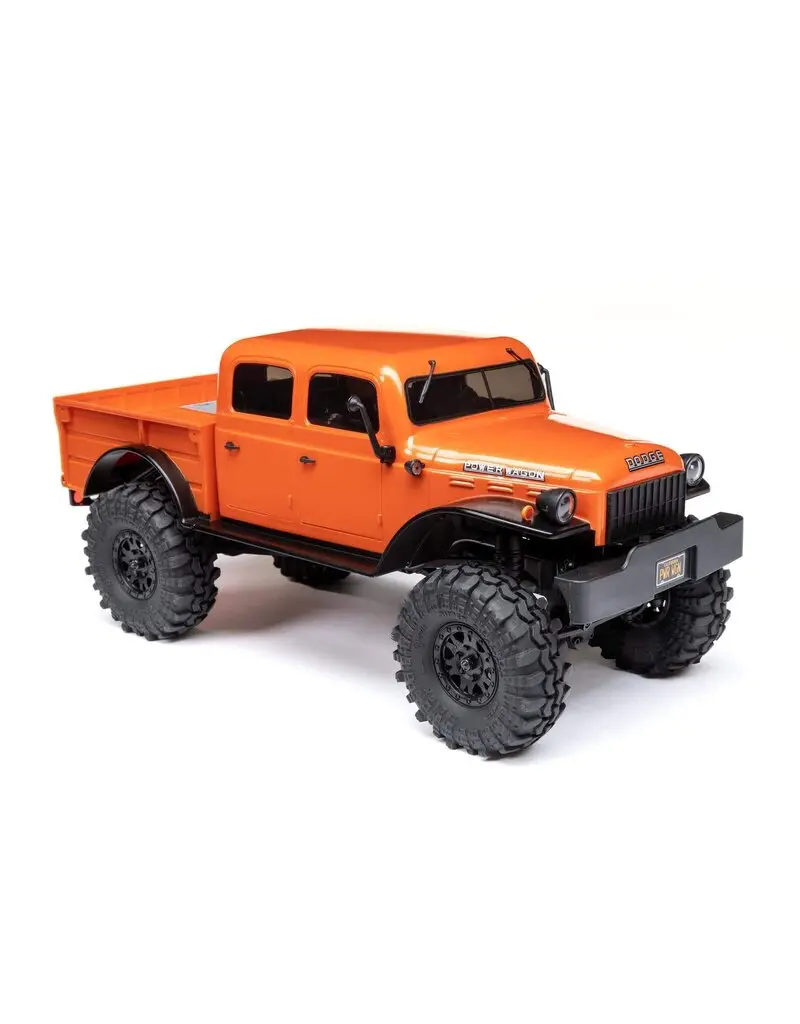 1/24 Scx24 Dodge Power Wagon 4Wd Rock Crawler Brushed Rtr, Orange (Extra Battery Dynb0012) - Axi00007t1 2