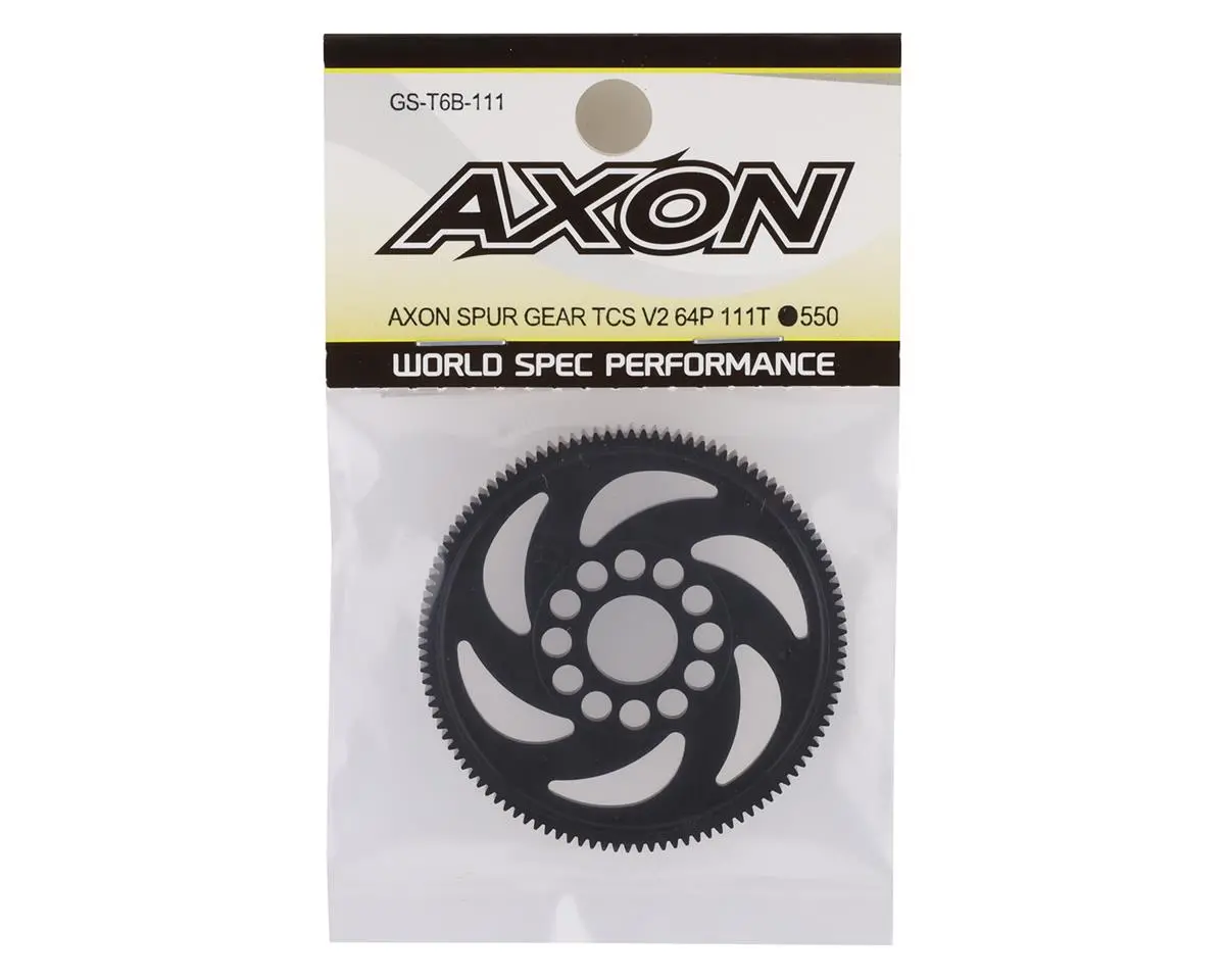 Axon Tcs V2 64P Spur Gear (111T) - Axogs-T6b-111 2