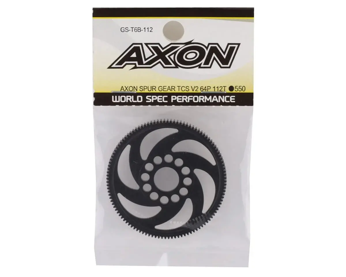 Axon Tcs V2 64P Spur Gear (112T) - Axogs-T6b-112 2