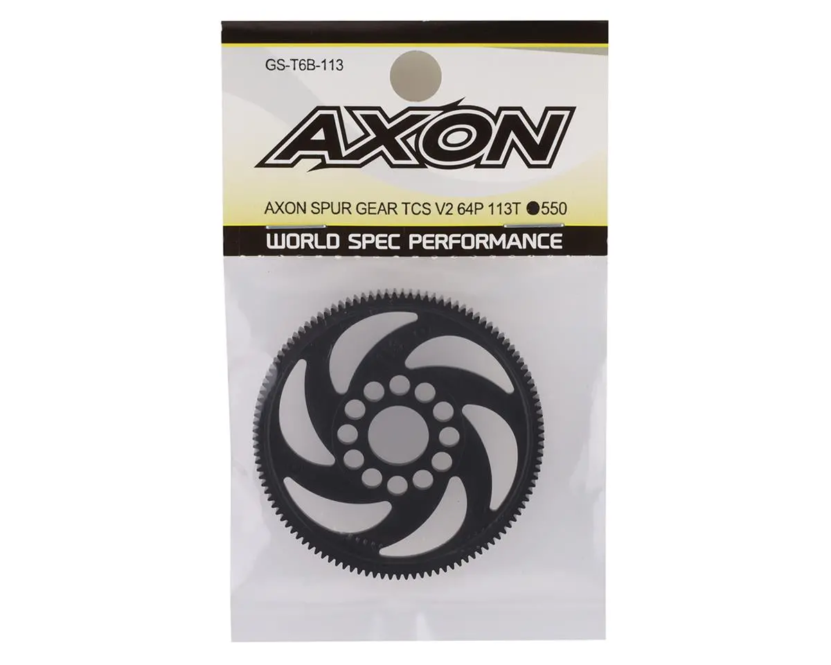 Axon Tcs V2 64P Spur Gear (113T) - Axogs-T6b-113 2