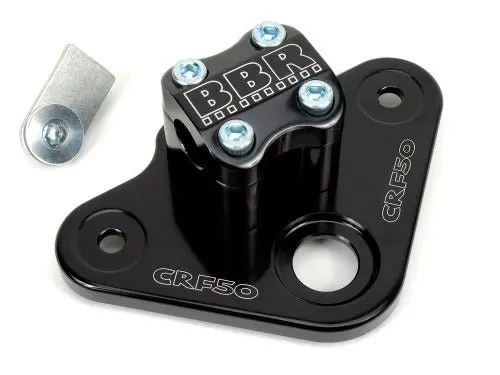 Bbr Billet Top Tripple Clamp Available In Black Or Red - 2000-2020 Honda Crf50f 1