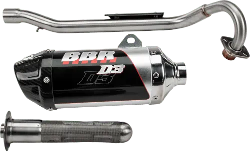 Bbr D3 Exhaust Stainless Steel Full Systems - 240-Hcf-1231 - 2019-2022 Honda Crf125f 1