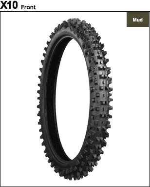 Bidgestone Battlecross X10 Motocross Mud/Sand Tire 2