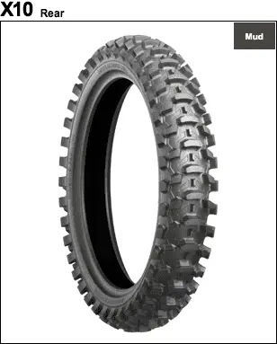 Bidgestone Battlecross X10 Motocross Mud/Sand Tire 2