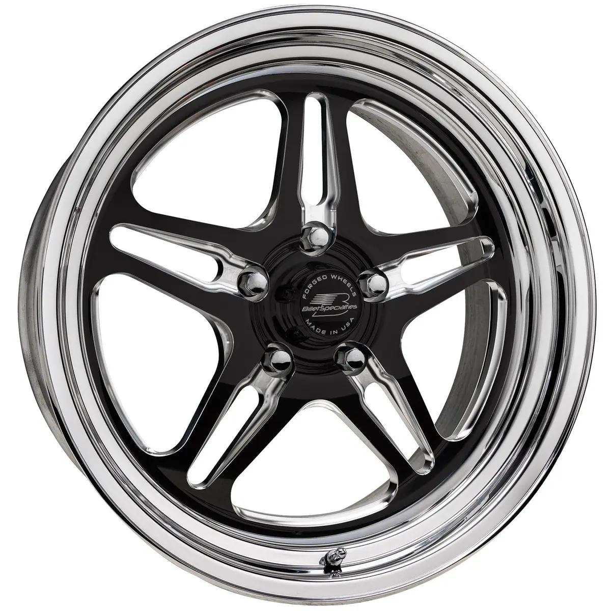Billet Specialties Amc45 Lonestar Black Satin Custom Wheel – 8X10 Inch, 130Mm Bolt Pattern 1