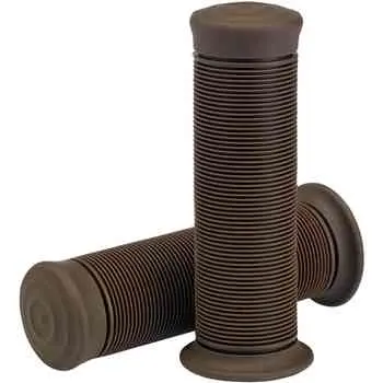 Biltwell Kung Fu Grips 7/8" Chocolate - 6701-0478 1