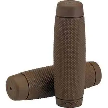 Biltwell Recoil 1"  Grips - Chocolate - 6703-0401 1