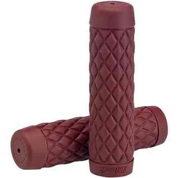 Biltwell Torker 7/8"  Grips - Oxblood - 6705-0378 1