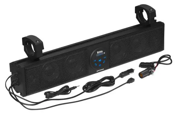 Boss Audio 26" Riot Sound Bar Brt26a With Bluetooth, Weatherproof Ipx5 Rated Speakers And Led Lights 1