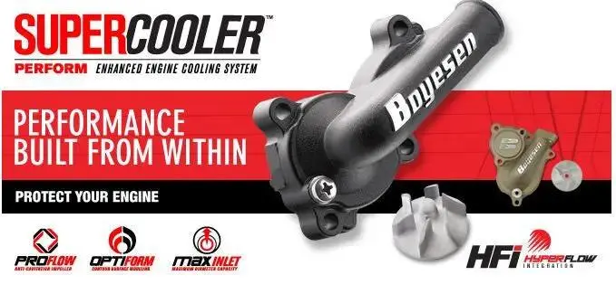 Boyesen Factory Racing Supercooler Water Pump Cover & Impeller Suzuki Rm85 1
