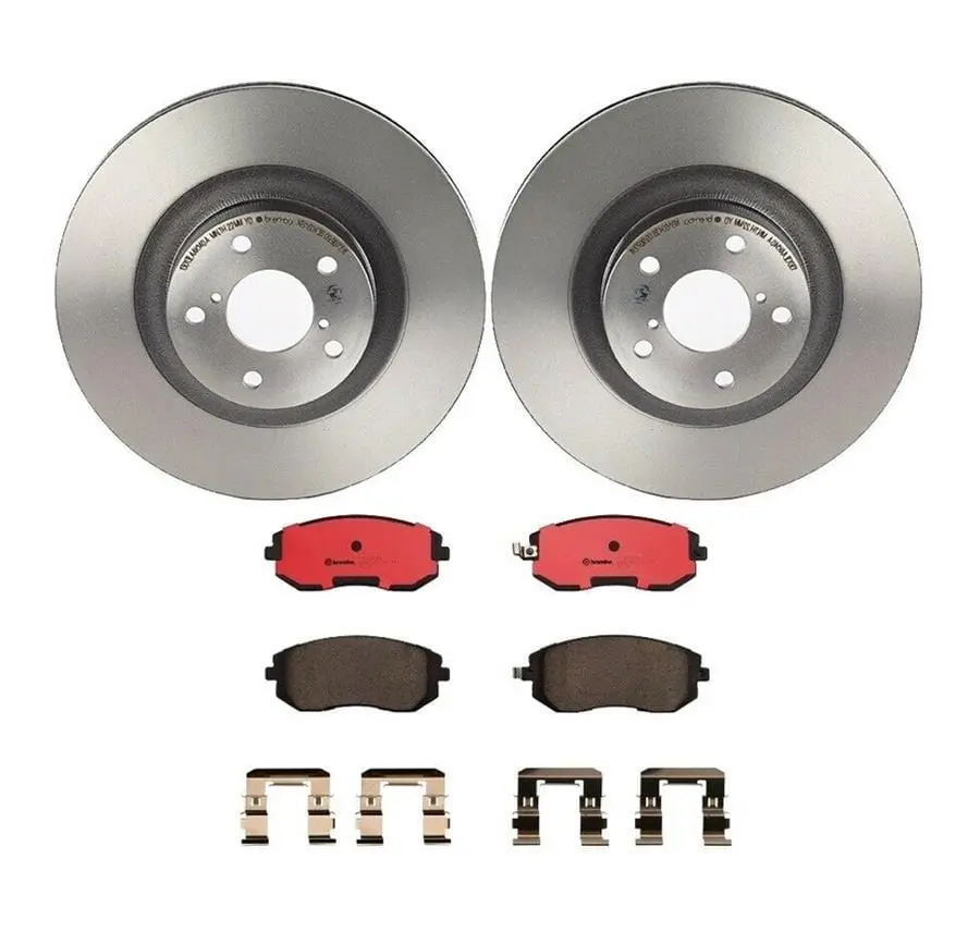 Brembo Kt00381 Premium Brake Pad And Rotor Kit – Front Axle 1