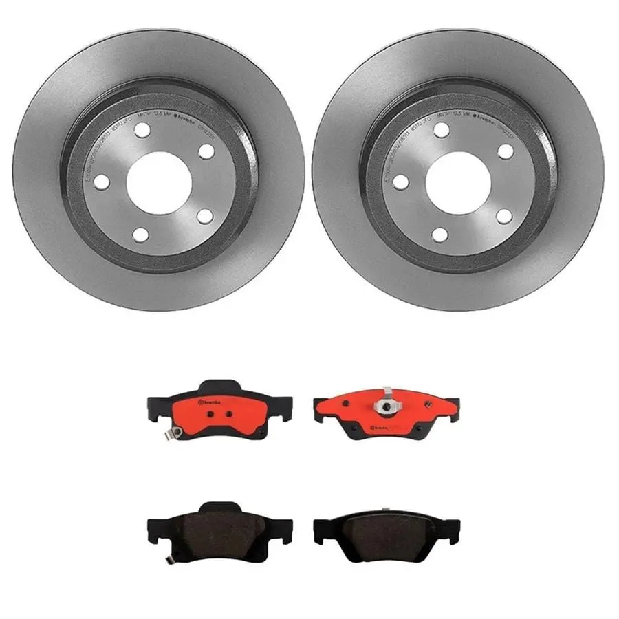 Brembo Kt00850 Performance Brake Pad And Rotor Kit – Rear Axle 1
