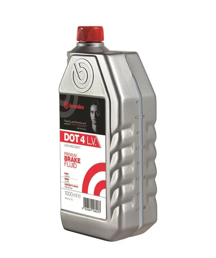 Brembo Dot 4 Low-Viscosity Racing Brake Fluid – 1L Bottle (L04210) 1