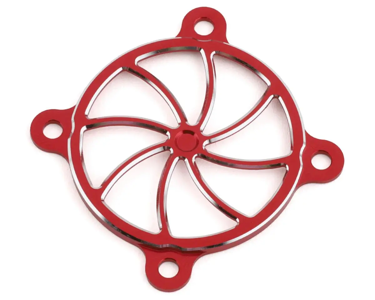 Team Brood Aluminum 35Mm Fan Cover (Red) - Bro-Tbr-35Mmbfcr 1