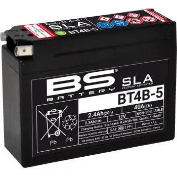 Bs Battery 300756 - Sla Factory- Activated Agm Maintenance-Free Battery Battery - Bt4b-5 (Yt) 1