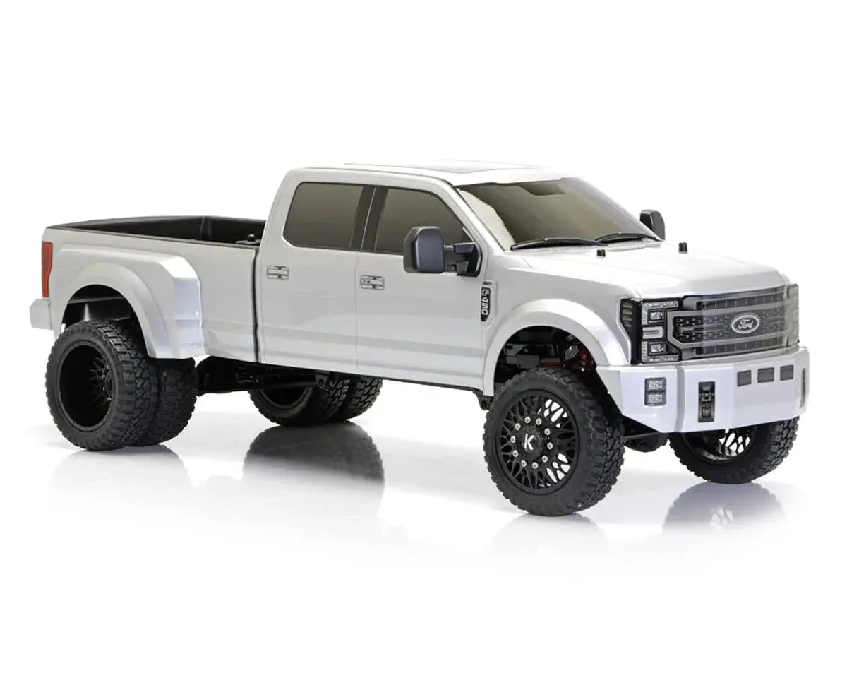 Cen Ford F450 Sd Kg1 Edition 1/10 Rtr Custom Dually Truck (Silver Mercury) W/2.4Ghz Radio - Ceg8983 1