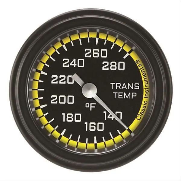 Classic Instruments Auto Cross Yellow Gauge Series – Modern Readability With Retro Aesthetic 1