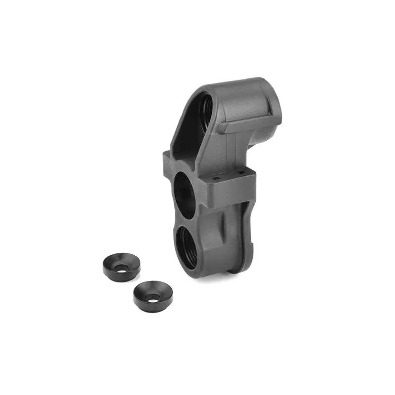 Corally Steering Block W/ Ball Cups (1) Front - Composite Fits: Python, Shogun, Radix4, Radix6, Muraco 1