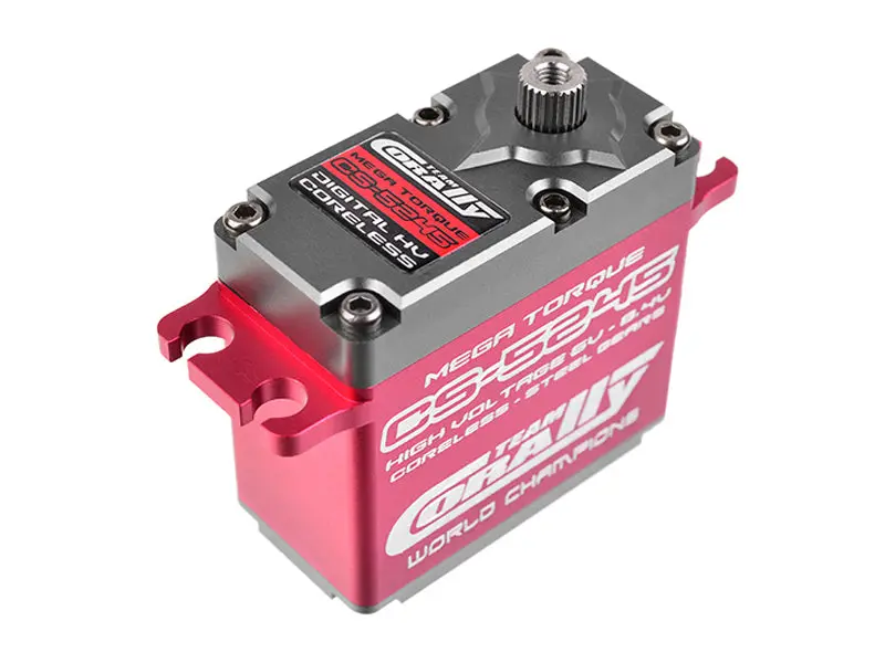 Corally Ultra High Torque Servo, High Voltage, Coreless Motor, Steel Gears, Cnc Alloy Case 1