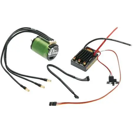 Sv3 Sidewinder Waterproof 1:10 12V Esc & 1406-4600Kv Sensored Motor Combo 1