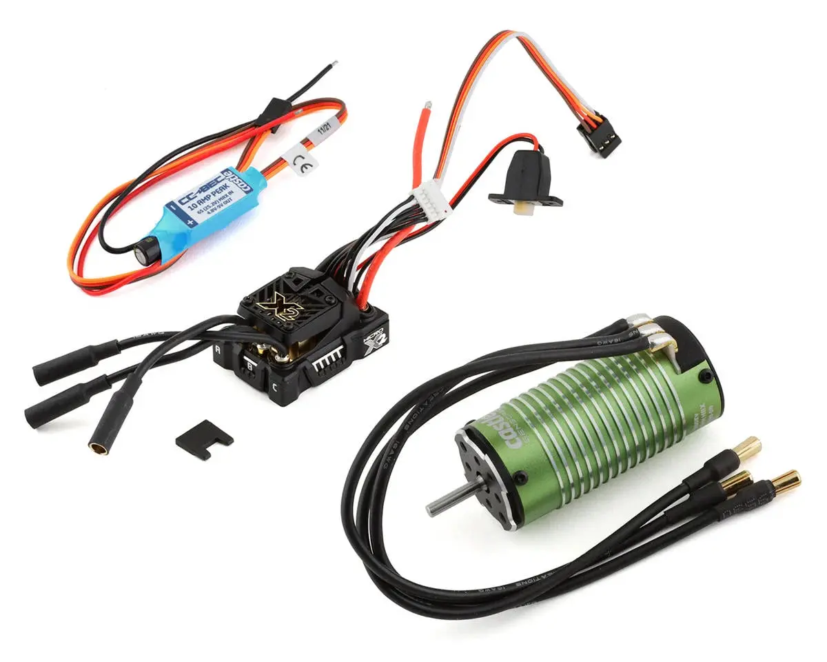 Castle Creations Mamba Micro X2 Waterproof 1/14Th Scale Sensored Brushless Combo (8450Kv) - Cse010-0171-07 1