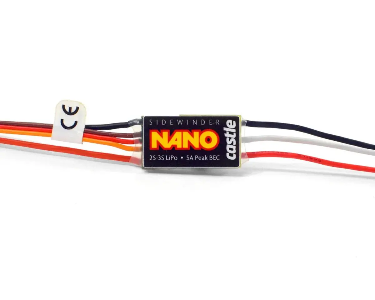 Castle Creations Sidewinder Nano Micro Brushless/Brushed Esc (12.6V) 1