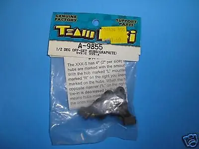 Team Losi 1/2 Deg Off-Set Hubs (Graphite) #A-9855 1