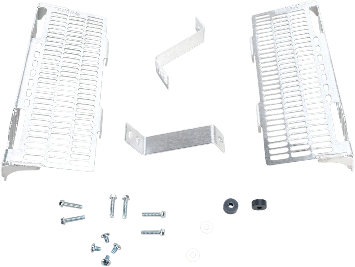 Devol Brushed Aluminum Radiator Guard For Suzuki 0101-4301 1