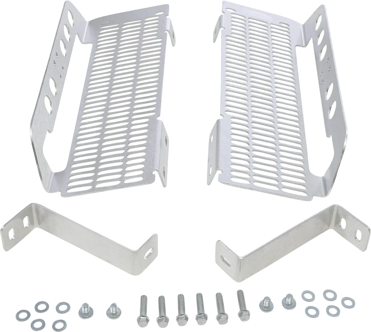 Devol Radiator Guards For Honda 0101-1105 - Brushed Aluminum 1