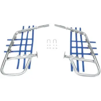 Dg Performance - 60-6230 - Alloy Nerf Bars - Natural/Blue - 1985-1986 Suzuki Lt-R250 Quadracer 1