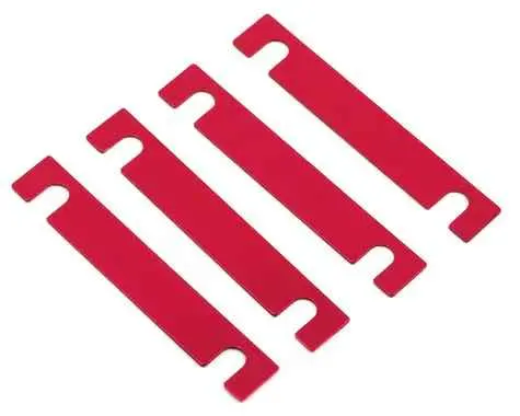 Mst Suspension Mount Spacer 0.5Mm (4) (Red) - Mxs-820063R 1