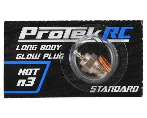 Protek Rc N3 Hot Standard Glow Plug (.12, .15 And .18 Engines) - Ptk-2553 1