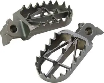 Drc 50Mm Wide Steel Footpegs 2001-2024 Kawasaki Kx85 / Kx100 Z48-02-523 1