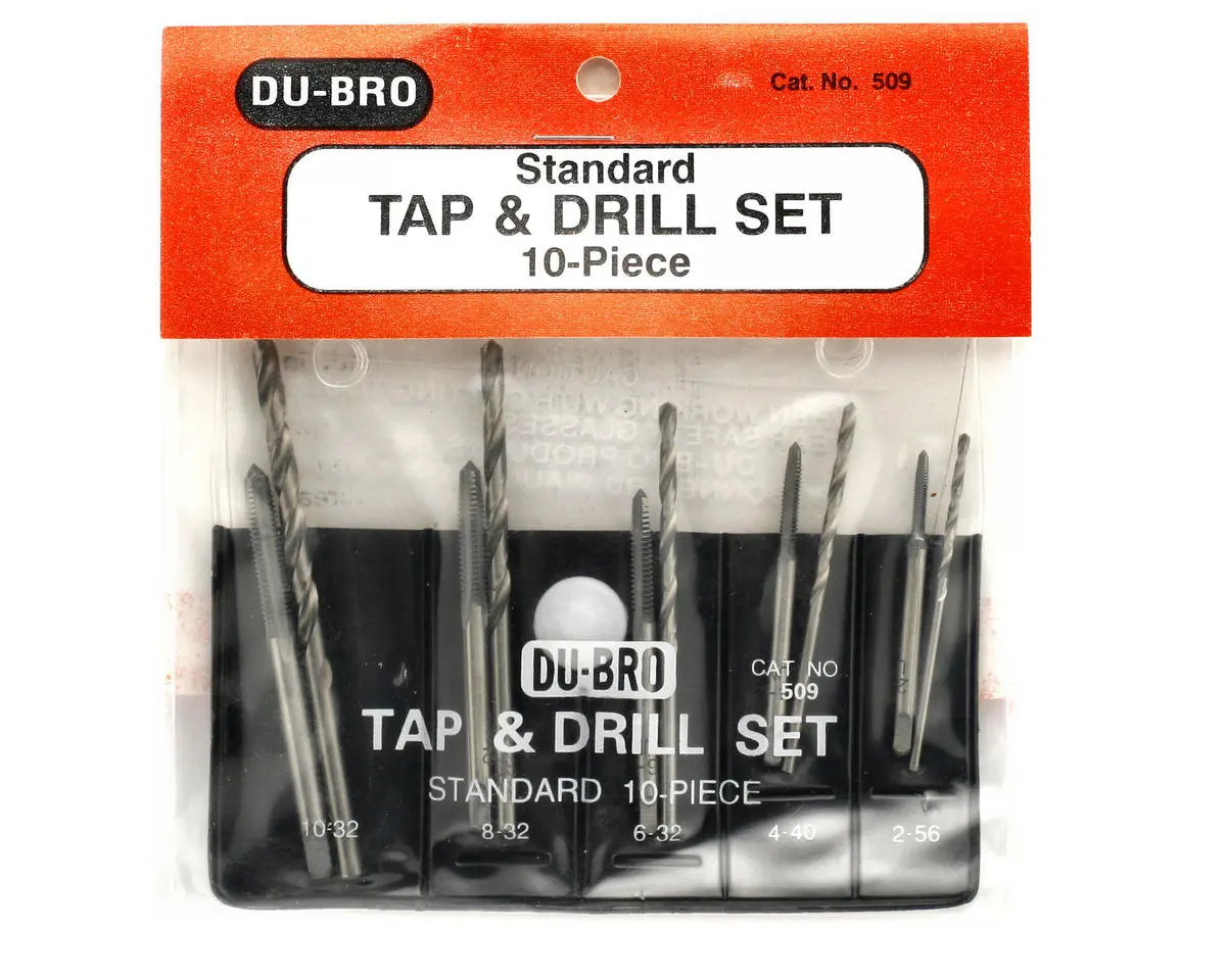 Du-Bro Standard Tap & Drill Set 10-Piece 1