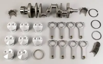 Eagle B12108030 Competition Rotating Assembly – Balanced Forged Crank & Rods 1