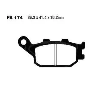 Ebc Brakes Fa174v Semi Sint Brk Pad Ebc 1