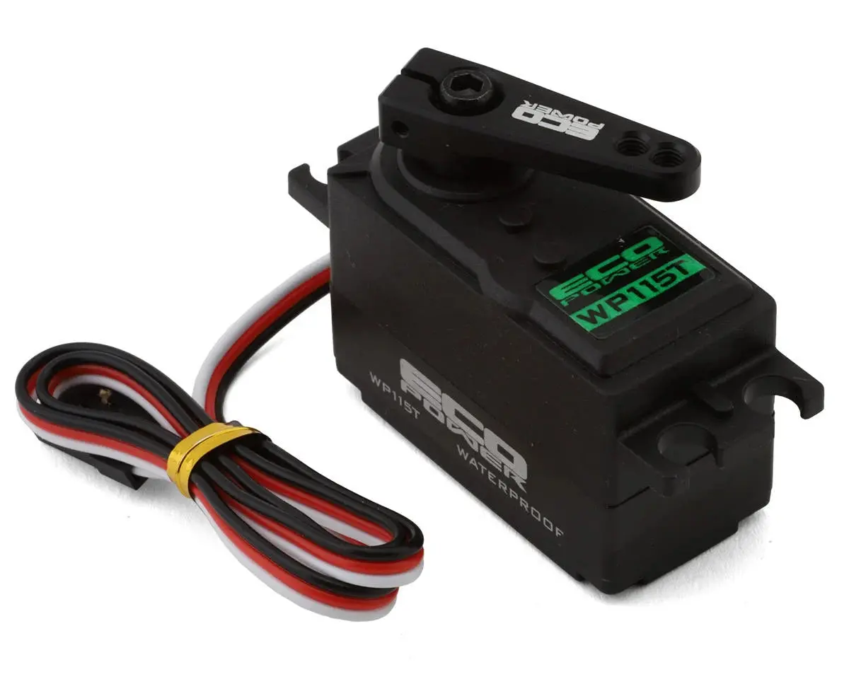 Ecopower Wp115t Low Profile Waterproof High Torque Metal Gear Servo For 1/10 2Wd Buggies, Drift Cars & Shift/Dig 1