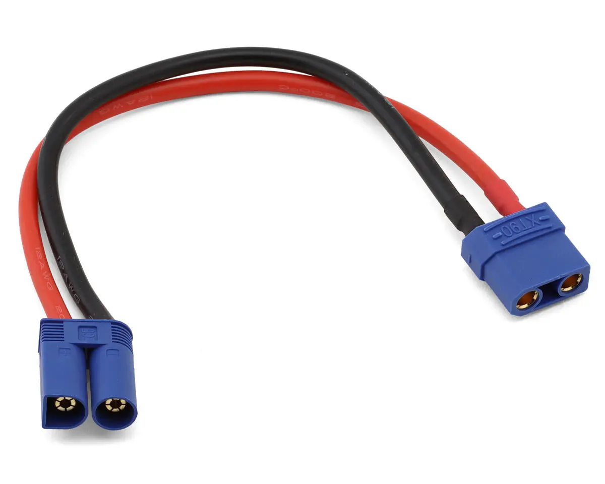 Ecopower Heavy Duty Ec5 Charge Lead (Male Ec5 To Female Xt90) (12Awg) 1