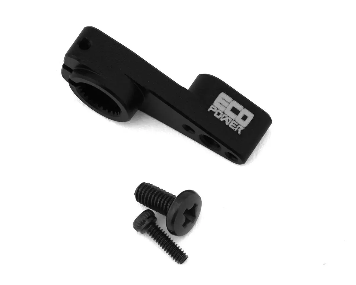 Ecopower Aluminum Clamping Micro Servo Horn For Ecp-173 & X24 Servos (Black) (25T/Ø5mm) (Trx4m & Scx24) 1