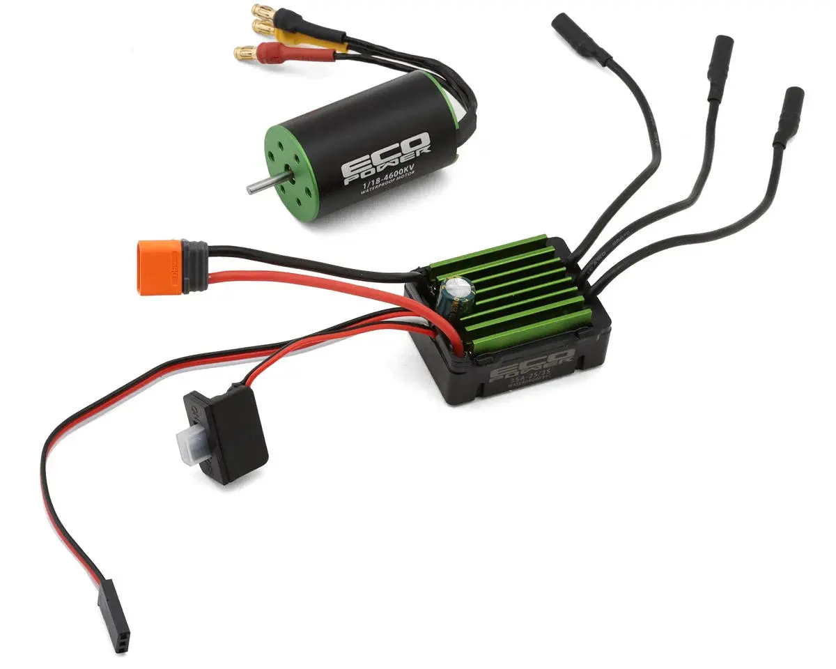 Ecopower 35A Brushless Esc & Motor Combo For Arrma® Grom (4600Kv) W/Ic2 Connector 1