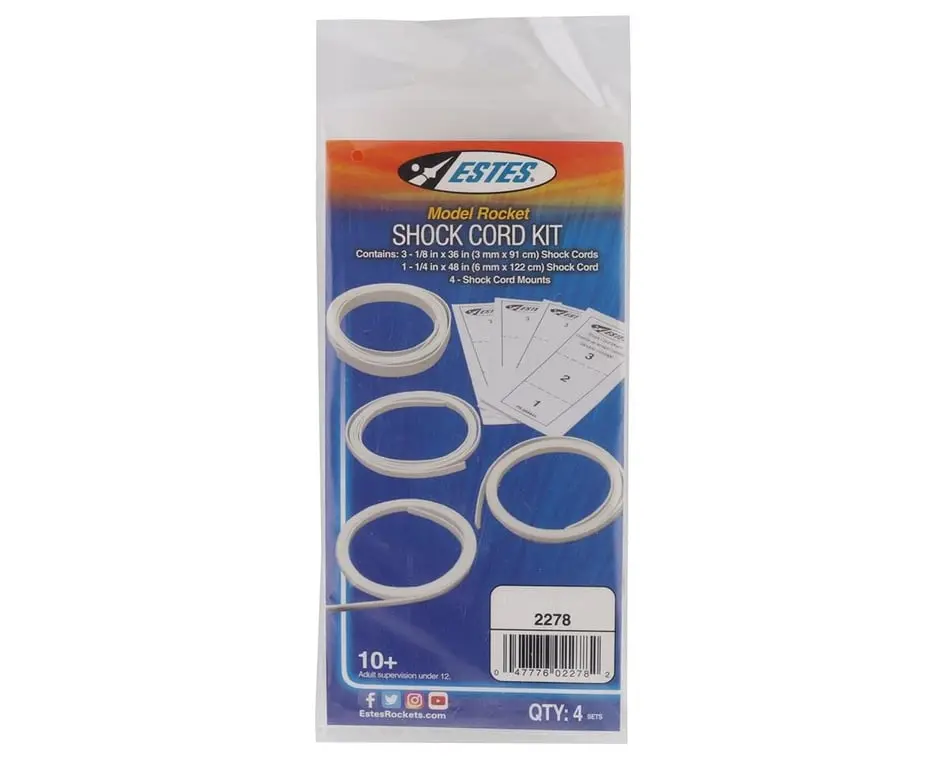 Estes Shock Cords & Mount Pack - Est2278 2