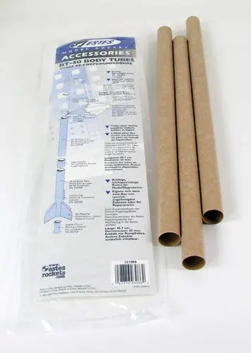 Estes Rockets Bt-50 Body Tube For Model Rockets (3 Pk) - Est3086 1